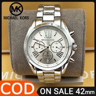 Mk Watch for Women and Men Pawnable Sale Original Authentic Silver 50m Waterproof Michael Kors Couple Watch Original Sale Casual Formal Watch for Men and Women Stainless Steel 5605S1