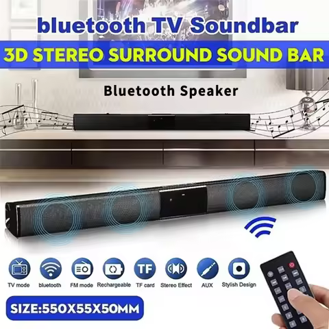 Bluetooth Speaker Column High Power Portable Speaker TV SoundBar for Computer Music Center Boom Box 