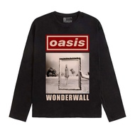 DEVVOGUE Oasis Wonderwall Long Sleeve T-shirt Band Long Sleeve Combed 24s