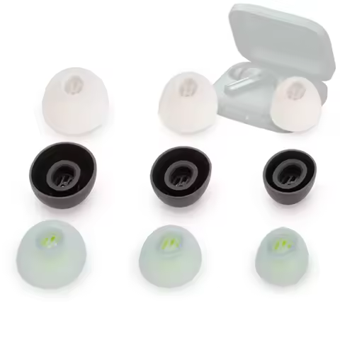 6Pcs Silicone Ear Tips For OnePlus Buds Pro 2 3 Earbuds Eartips Nord 2 Buds TWS Tips Soundpeats Air 