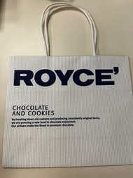 Royce chocolate paper bag Royce紙袋