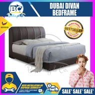 Dubai Foundation Divan / Solid Divan Bed / Bedframe / Katil Hotel / 5 Star Hotel Bed - Single / Super Single / Queen / King Size