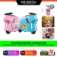 [ Pickup ✅ ] Airwheel SQ3 Wireless Boarding Luggage Electric Smart Luggage Scooter for Kids Super Li