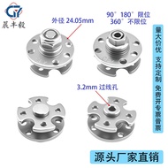 Disc Wire Hole Hardware Damping Shaft 360 Degree Rotation Arbitrarily Stop Adjustable Torque Torque 