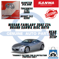 NISSAN FAIRLADY 350Z Z34 (REAR) DISC ROTO -BRAND SANWA 350MM