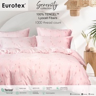 Eurotex Serenity 1000 Thread Count 100% TENCEL™ Fibers Fitted Bedsheet Set / Bedset Bunny