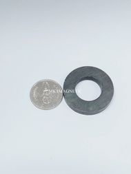 5 ชิ้น แม่เหล็กเฟอร์ไรท์ ทรงโดนัท วงแหวน ขนาด Dia OD30 x ID16 x H5 mm Y30 Ferrite Magnet สีดำ โดนน้ำได้ อุปกรณ์สำหรับงาน DIY ติดแน่น ติดทน มีเก็บปลายทาง