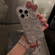 เคสโทรศัพท์มือถือสุดหรูพร้อมคริสตัลสำหรับ Apple 16Promax iPhone 15 ปกป้อง 14Promax ที่เป็นที่นิยมกับ