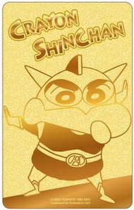 蠟筆小新悠遊卡-動感超人小新金卡
