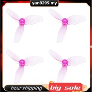 2Pairs 31mm 3-Blade PC Propeller  Prop 1.0mm Shaft for Meteor65 Meteor65Pro Air65 Quadcopter B