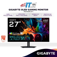 GIGABYTE MO27Q28G 27" OLED 2K QHD 280Hz Gaming Monitor | 0.03ms | HDR500 | G-Sync Compatible | KVM