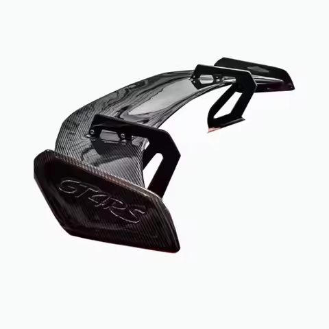 Veidt Suitable for Porsche 718 GT4 RS Carbon Fiber Spoiler GT High-Leg Spoiler Fixed Wing Rear Spoil