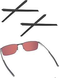 Acefrog 2 Pairs Upgraded Soft Silicone Replacement Temple Sleeve Ear Socks for 136mm Oakley Socket 5