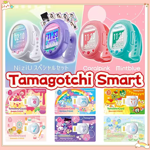 Genuine Bandai Tamagotchi Smart Electronic Pet Machine Smart Expansion Card Virtual Color Screen Int