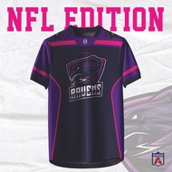 NFL thăng hoa sợi nhỏ Jersey t Áo sơ mi thiết kế màu tím Raven baju jersi baju Jersey Malaysia virus