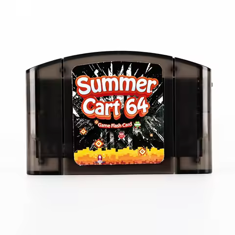 Open - Source Summere Cart 64 Cartridge 5600 Games in 1 SC64 32GB TF Card Included 64DD Games Suppor