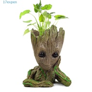 EXPEN Groot Flower Pot For Kids High Quality Pen Pot Garden Planter For Gift Groot Model Toys