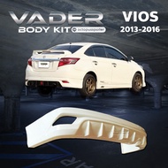 ชุดแต่งรถยนต์รอบคัน หน้า หลัง ข้าง VIOS 2013-2016 ทรง WORRIOR งานไทยเข้ารูปติดตั้งง่ายพลาสติก ABS(งา