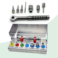 Dental Implant Removal Kit Bone Expander SOS Set Remove Broken Fixture Ratchet Wrench Implant Kit De