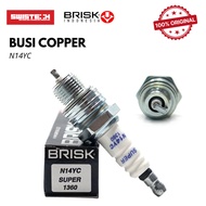 BRISK COPPER MOTORCYCLE SPARK PLUG SPARE PARTS N14YC MOTORCYCLE SPARK PLUG