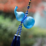 Color Glass Can Be Filled Perfume Gourd Car Pendant Interior Boutique Car Perfume Gift 6.9ALR