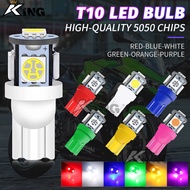 1PC T10 LED BULB 5050 12V W5W 168 194 CAR MOTORCYCLE INTERIOR LIGHT AUTO SIDE WEDGE TAIL LIGHTS HEAD