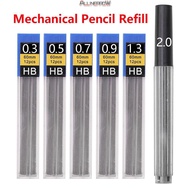 ALLINERROWC3 6 Boxes Automatic Pencil Refill, 0.3/0.5/0.7/0.9/1.3/2.0/3.0mm Graphite Mechanical Penc