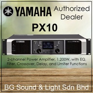 Yamaha PX10 2 channel 1200W Power Amplifier with EQ, Filter, Crossover, Delay, and Limiter Functions