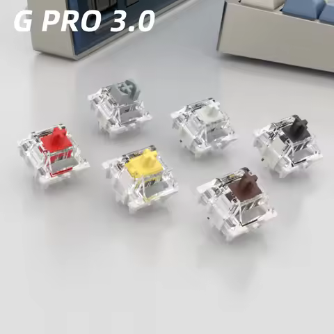 110PCS GATERON G Pro 3.0 Tactile Switches RGB Pre-lubed 3 pins for Gaming Mechanical Keyboard