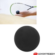 LEMONTRE8EDY Squash Ball, Double Yellow Dot Black Rubber Squash Balls, Squash Racket Supplies 40MM T