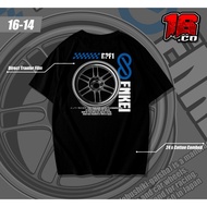 Kaos Racing Velg Enkei Rpf1 Kaos Velg ENKEI RPF1 Kaos Pria Wanita Kaos Otomotif Kaos Distro 16.CO
