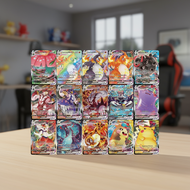 100PCS VMAX Shimmering Game Cards Trading Battle Collection No Duplicates