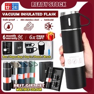 BUY 1 FREE 6 GIFT Vacuum Thermos Insulated Flask 500ML Keep Hot And Cold Stainless Steel Water Bottl