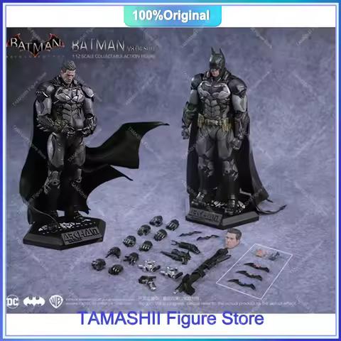100%Original LPZZ Studio 1/12 Batman Arkham Knight Batsuit V8 04 Batman Movie Anime Action Collectio