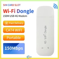 LTE 4G USB Modem SIM Card Slot Mobile Broadband 2.4GHz 150Mbps Modem Pocket WiFi Dongle Router