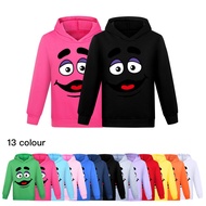 2023 NewCasual Grimace Shake Hoodies Kids Sweatshirt Pullover Clothes Boys Girls Hooded Tops Teen Ch