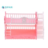 [QIPAN] Doll Toy European Furniture Style Bunk Bed Double Bunk Bed Girl Birthday Toy NEW