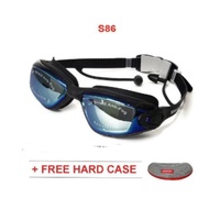 Speedo Antifog and Uv Swimming Goggles 866 - S866 Shiny Mirror Glass