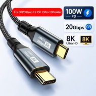PD 100W 5A Data Fast charger cord KAIYUE USB 3.2 20Gbps ThunderBolt 3 Type C to C 8K@60Hz USB-C Cabl