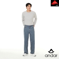 [ANDAR] AIR denim men's wide jeans Mens Clothes Korea style Mens pants Mens wide jeans Mens wide pan