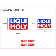 Sticker LiquiMoly Sticker Car motor Engine oil brand
