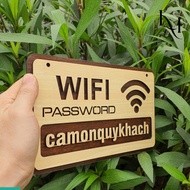 Bảng gỗ Wifi QR Wifi. Quý khách chỉ cần Ghi chú ID và Pass rồi đặt đơn là dc nha. ̂ ̣̂