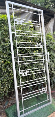 PradooSiam ประตูเหล็กดัด ประตูสำเร็จรูป (1บาน) รุ่น PS-1210 ขนาด 80x200ซม. ประตูเหล็ก Iron Door DIY