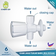 2 Way Stop Valve RA2T M601B Stopcock Toilet Pipe Injap Berhenti Paip 2 Alur Kepala Paip Bilik Air Ta