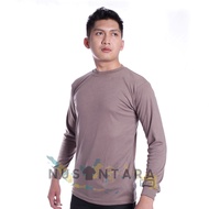 Kaos Coklat Polos Tangan Panjang Kaos Satpam Coklat Polos Kaos Polisi Kaos Security Terbaru Kaos Dalam Satpam Security Kaos Polos Coklat