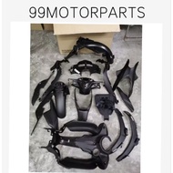 100% ORIGINAL HLY SRL115-FI LAGENDA 115FI BODY COVER SET COVER HITAM MATT cover INNER SET LAGENDA115