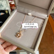 Real Shot❤ Fashion Second-Hand Trash VLG RI Bulgari FIOREVER Chanting Series Rose Gold Necklace Diam