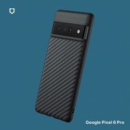 RHINOSHIELD 犀牛盾 Google Pixel 6/ 6 Pro  Solidsuit 碳纖維紋路防摔背蓋手機保護殼 - 黑色Pixel 6