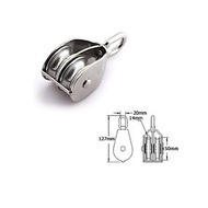 Stainless Steel Pulley Wire Rope Double Pulley Lifting Pulley Labor-Saving Lifting Pulley Supply Sou