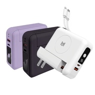 【MCK】科技 3合1多功能無線充行動電源 10000mAh 萬用充 台灣製 MCK-SPB001
